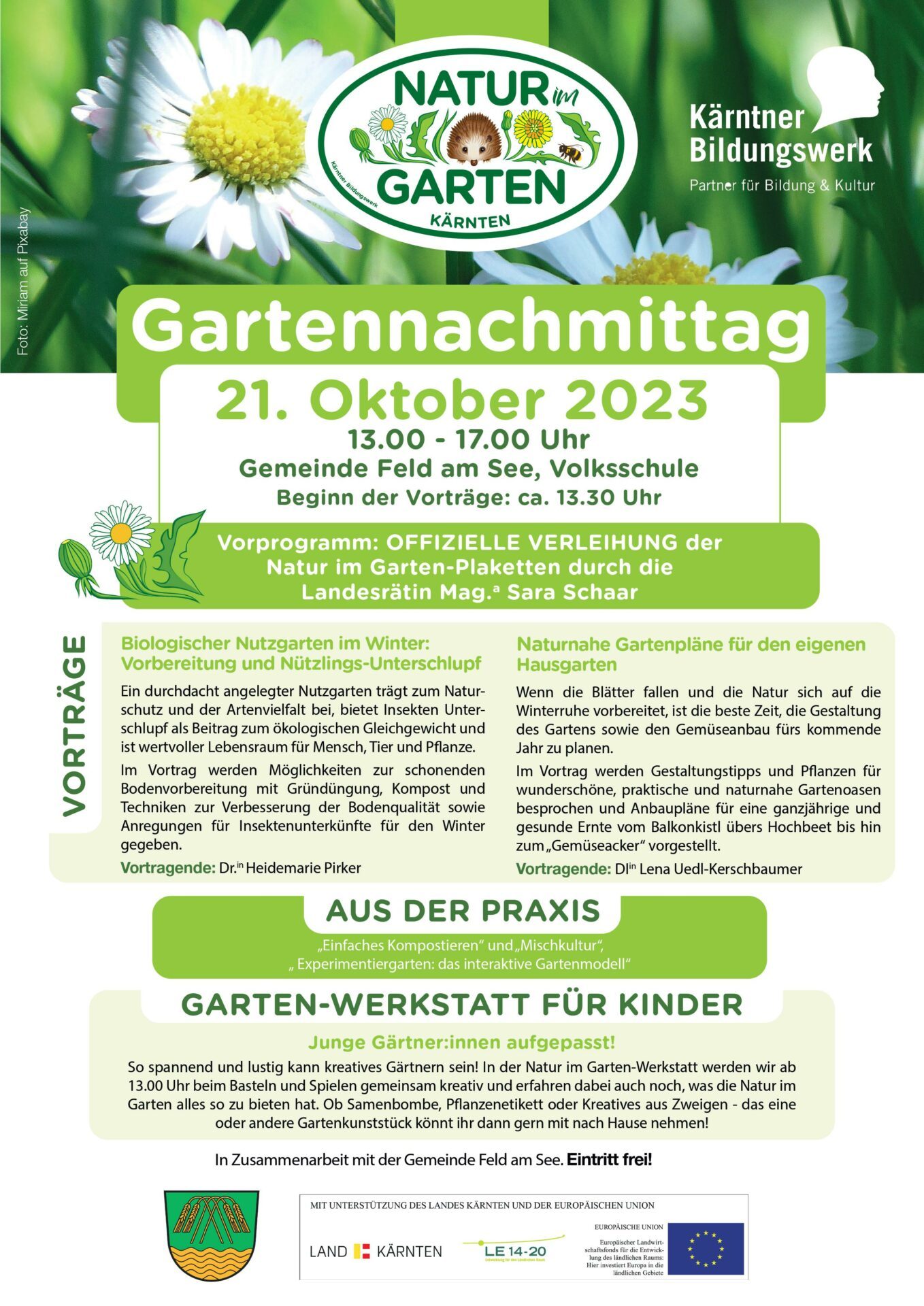 Gartennnachmittag Natur im Garten Gartennachmittag
